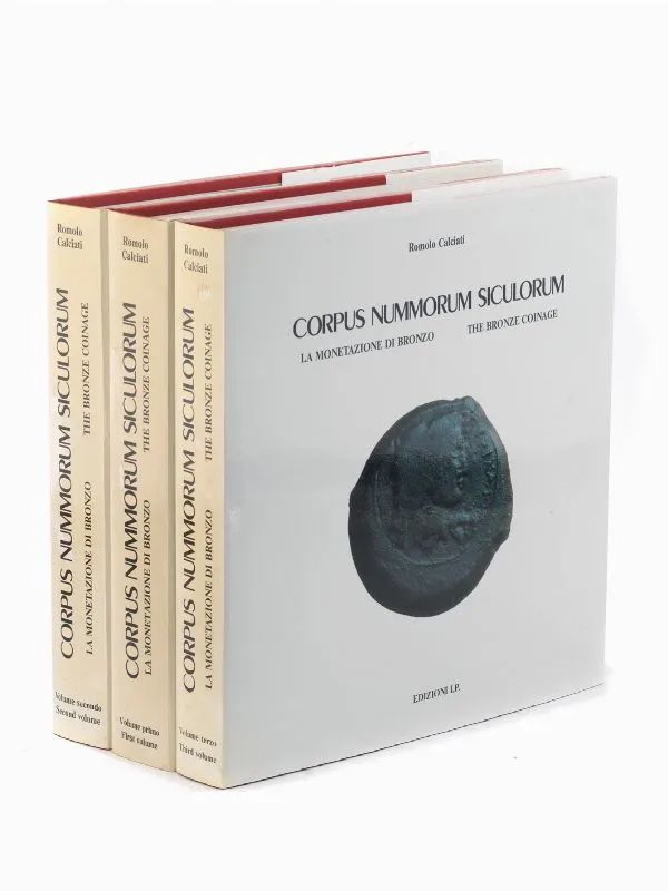 CALCIATI R., Corpus Nummorum Siculorum: La monetazione di bronzo. Tre       - Asta MONETE MEDIOEVALI E MODERNE E UNA PRESTIGIOSA COLLEZIONE DELLA ZECCA DI SIENA E MONTALCINO - Pandolfini Casa d'Aste