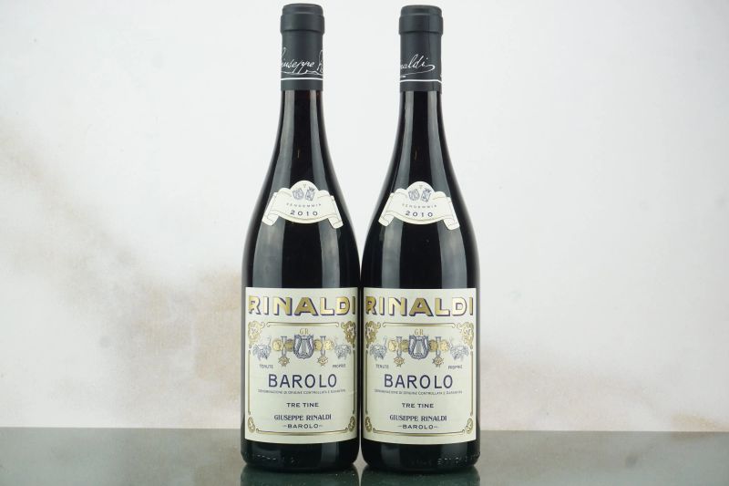 Barolo Tre Tine Giuseppe Rinaldi 2010  - Auction LA RAFFINATEZZA DELLA COMPLESSITA' - Fine and Rare Wine - Pandolfini Casa d'Aste