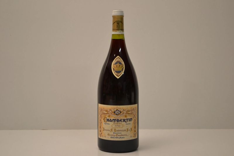 Chambertin Domaine Armand Rousseau 1990  - Auction  An Exceptional Selection of International Wines and Spirits from Private Collections - Pandolfini Casa d'Aste