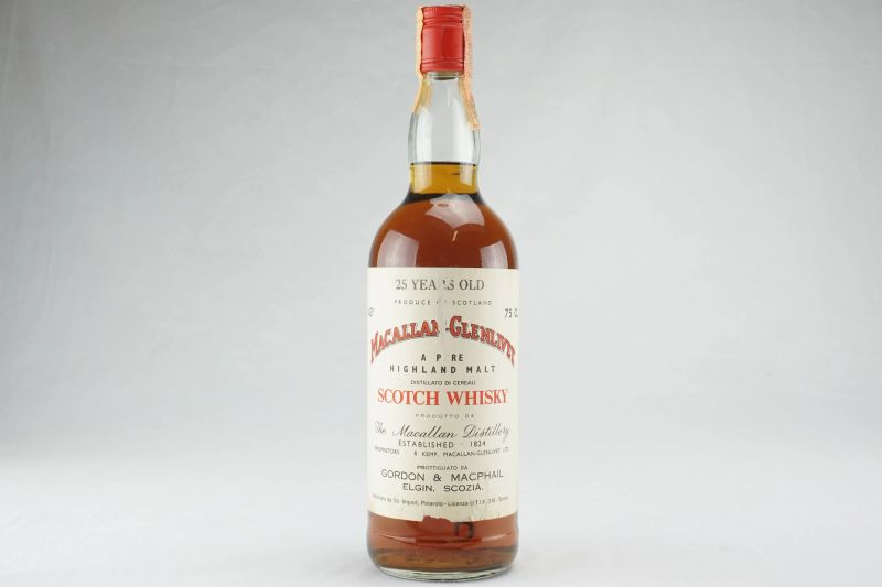 Macallan-Glenlivet  - Asta Dal Rosso all'Oro - Whisky e Distillati da Collezione - Pandolfini Casa d'Aste