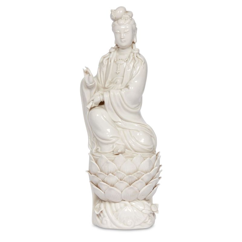 



FIGURA DI GUANYIN IN PORCELLANA BIANCA, CINA, SEC. XX  - Asta  Arte Orientale | 东方艺术 - Pandolfini Casa d'Aste
