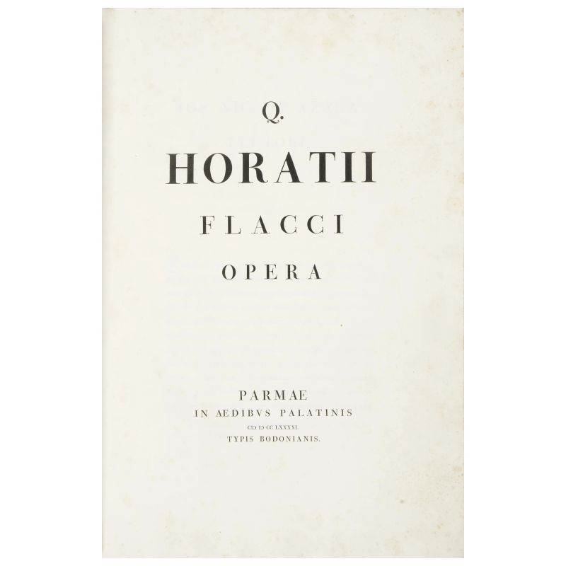 A superb edition limited to only 128 copies, one of the great printer's masterpieces  - Auction BOOKS, MANUSCRIPTS AND AUTOGRAPHS - Pandolfini Casa d'Aste