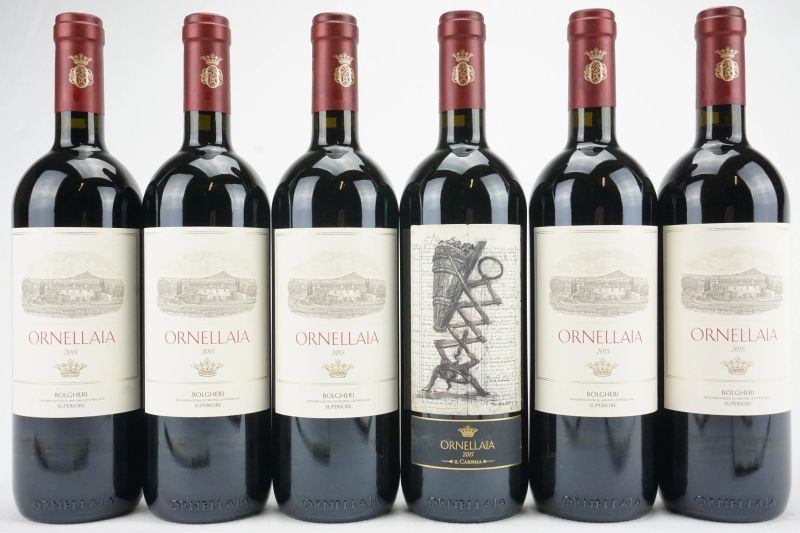      Ornellaia 2015   - Auction Il Fascino e l'Eleganza - A journey through the best Italian and French Wines - Pandolfini Casa d'Aste
