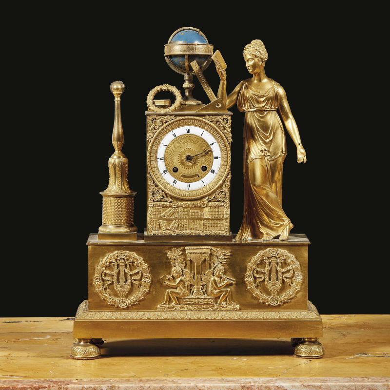 A MANTELPIECE CLOCK, FRANCE, 19TH CENTURY  - Auction International fine art - Pandolfini Casa d'Aste