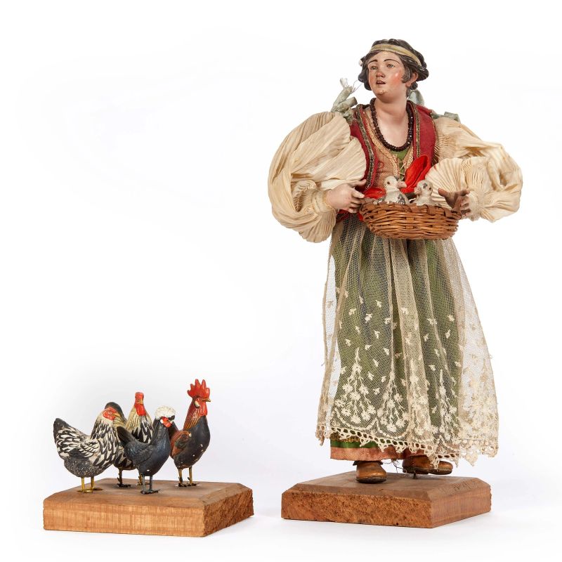 



A PEASANT WITH CHICKENS, NAPLES, 18TH CENTURY  - Auction ONLINE AUCTION | NEAPOLITAN NATIVITY SHEPHERDS - Pandolfini Casa d'Aste