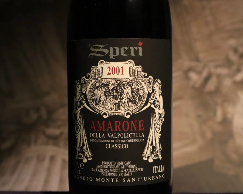 Amarone Classico Vigneto Monte Sant’Urbano Speri 2001  - Auction Smartwine 2.0 | Spring Classics - Pandolfini Casa d'Aste