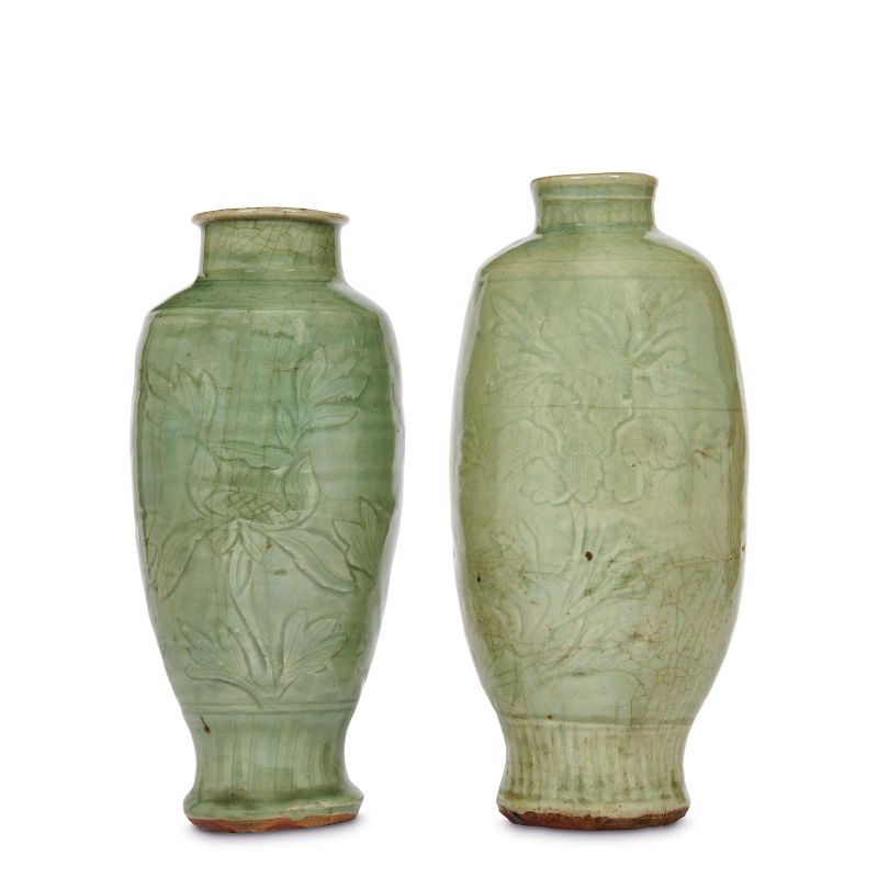 



A PAIR OF VASES, CHINA, YUAN/MING DYNASTY, 14TH/15TH CENTURY  - Auction Asian Art | 东方艺术 - Pandolfini Casa d'Aste
