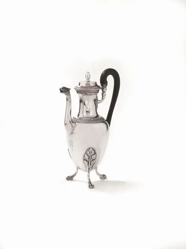 CAFFETTIERA, PARIGI, 1800 CIRCA, ARGENTIERE JEAN BAPTISTE PIAT  - Auction Italian and European silver and objets de vertu - Pandolfini Casa d'Aste