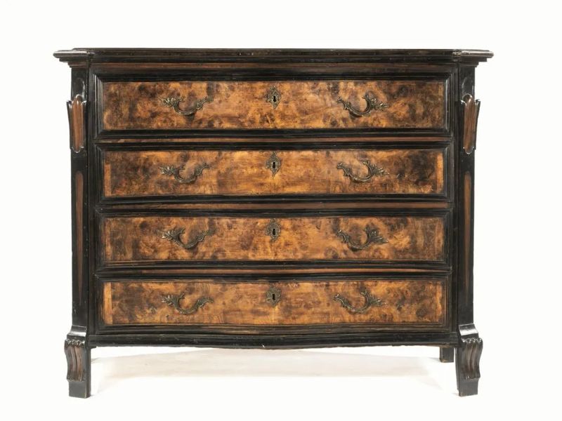 GRANDE CASSETTONE, LOMBARDIA, MET&Agrave; SECOLO XVIII,  - Auction European Furniture and Works of Art - Pandolfini Casa d'Aste