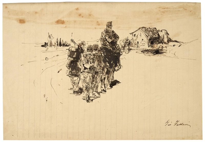 Giovanni Fattori : 



Giovanni Fattori  - Auction WORKS ON PAPER - Pandolfini Casa d'Aste