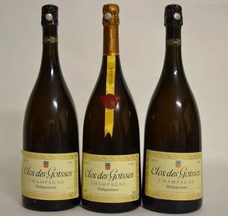 Clos des Goisses Philipponnat 1990  - Auction The passion of a life. A selection of fine wines from the Cellar of the Marcucci. - Pandolfini Casa d'Aste
