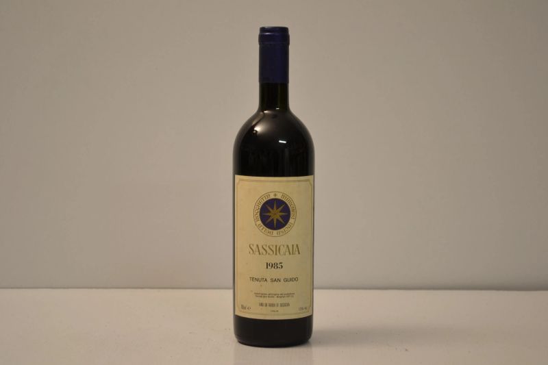 Sassicaia Tenuta San Guido 1985  - Auction the excellence of italian and international wines from selected cellars - Pandolfini Casa d'Aste