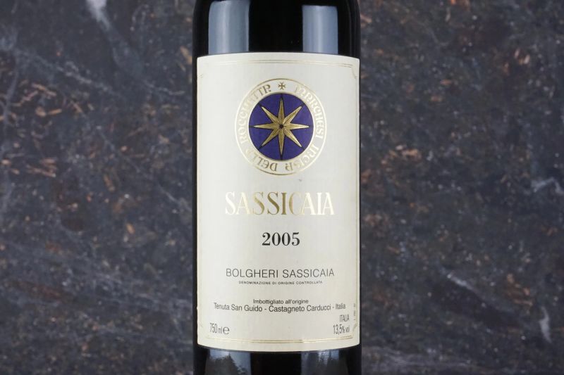 Sassicaia Tenuta San Guido 2005  - Asta Smart Wine 2.0 | Click & Drink - Pandolfini Casa d'Aste
