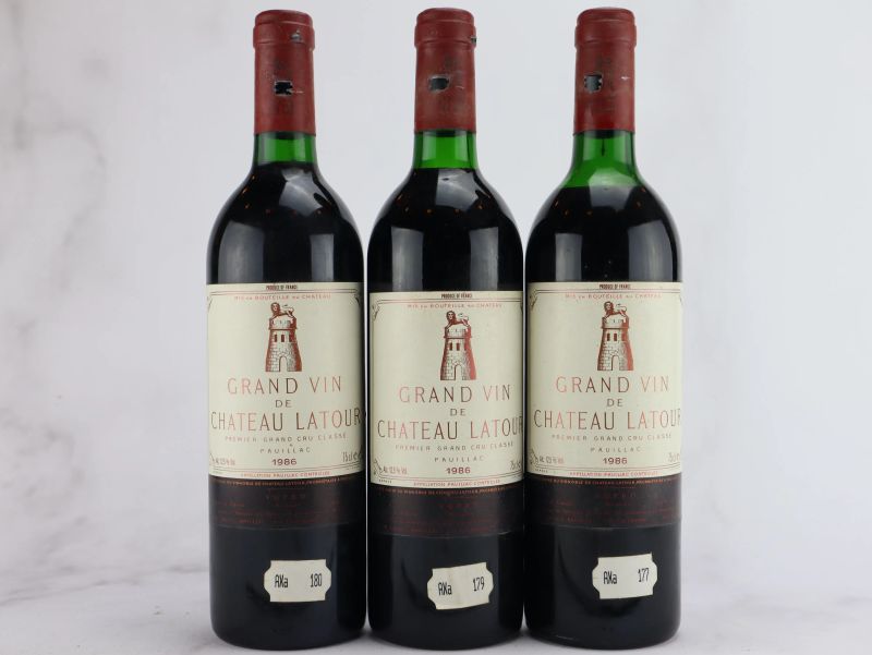 



Ch&acirc;teau Latour 1986  - Auction ALCHIMIA - Fine and Rare Wine - Pandolfini Casa d'Aste