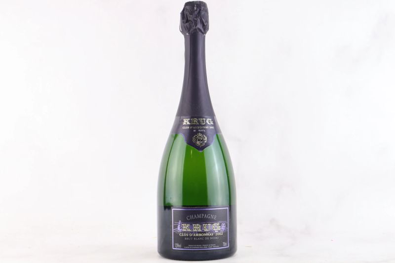 



Krug Clos d&rsquo;Ambonnay 2002  - Asta MATERIA - Vini Pregiati e da Collezione - Pandolfini Casa d'Aste