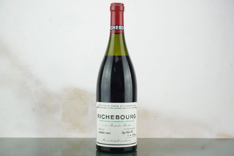 Richebourg Domaine de la Roman&eacute;e Conti 1991  - Auction LA RAFFINATEZZA DELLA COMPLESSITA' - Fine and Rare Wine - Pandolfini Casa d'Aste