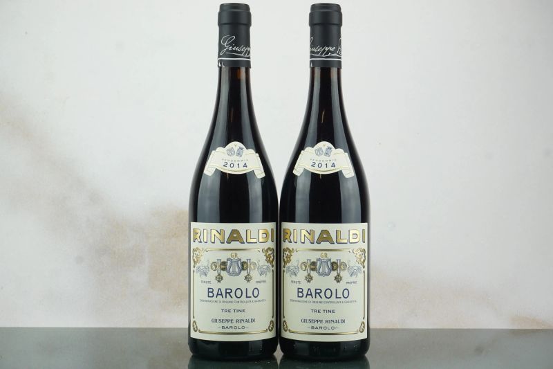 Barolo Tre Tine Giuseppe Rinaldi 2014  - Auction LA RAFFINATEZZA DELLA COMPLESSITA' - Fine and Rare Wine - Pandolfini Casa d'Aste