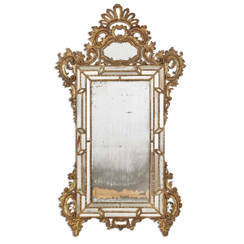 A VENETIAN MIRROR, HALF 18TH CENTURY  - Auction INTERNATIONAL FINE ART - Pandolfini Casa d'Aste