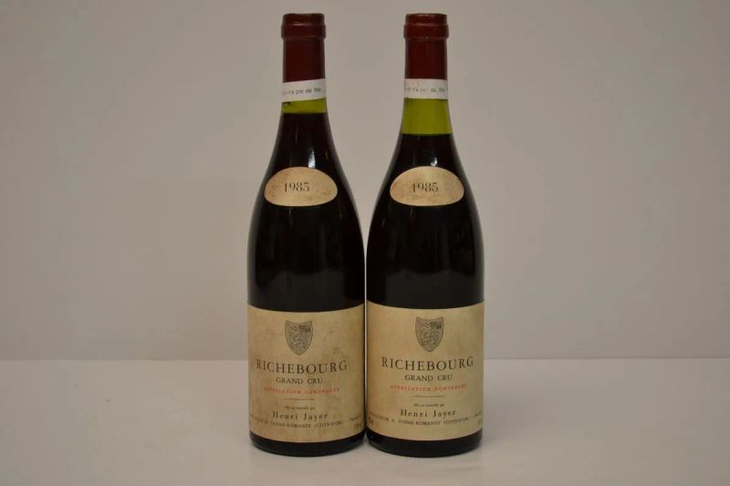 Richebourg Domaine Henri Jayer 1985  - Asta Vini Pregiati e una Straordinaria Selezione dalla Cantina Storica di Masseto - Pandolfini Casa d'Aste