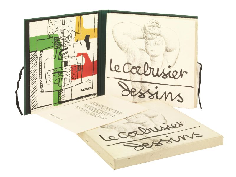 (Edizioni di pregio &ndash; Illustrati 900) LE CORBUSIER. Dessins. Paris, &Eacute;ditions Forces-Vives, 1968.  - Auction Fine silver, Coins and Medals, Books - Pandolfini Casa d'Aste