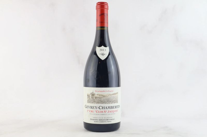 



Gevrey-Chambertin Clos Saint Jacques Domaine Armand Rousseau 2013  - Asta La Joie du Vin - Vini Pregiati e da Collezione - Pandolfini Casa d'Aste