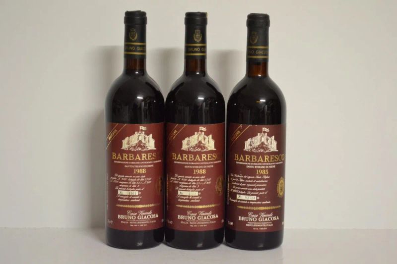 Barbaresco Santo Stefano Riserva Etichetta Rossa Bruno Giacosa  - Asta Vini Pregiati e da Collezione - Pandolfini Casa d'Aste