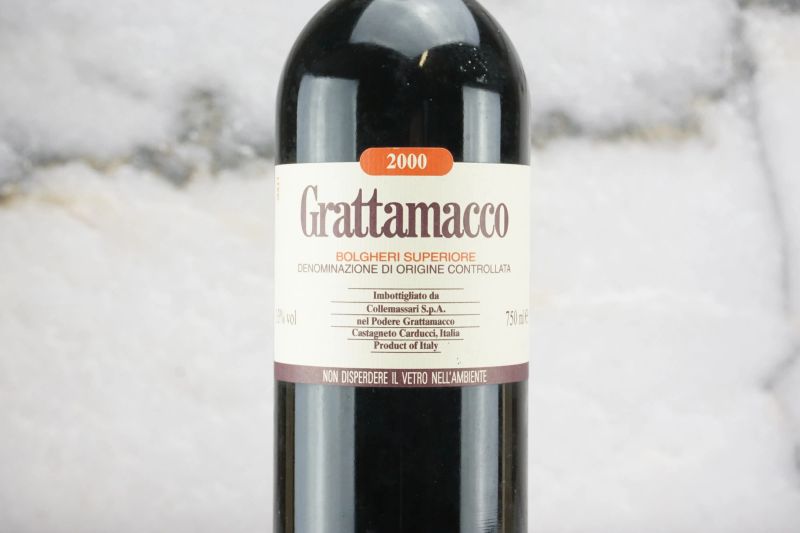 Grattamacco Podere Grattamacco 2000  - Asta Smart Wine 2.0 | Asta Online - Pandolfini Casa d'Aste