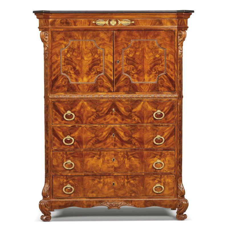 CREDENZA, FRANCIA, SECOLO XIX  - Asta INTERNATIONAL FINE ART E UNA IMPORTANTE COLLEZIONE DI PENDOLE “AU BON SAUVAGE” - Pandolfini Casa d'Aste