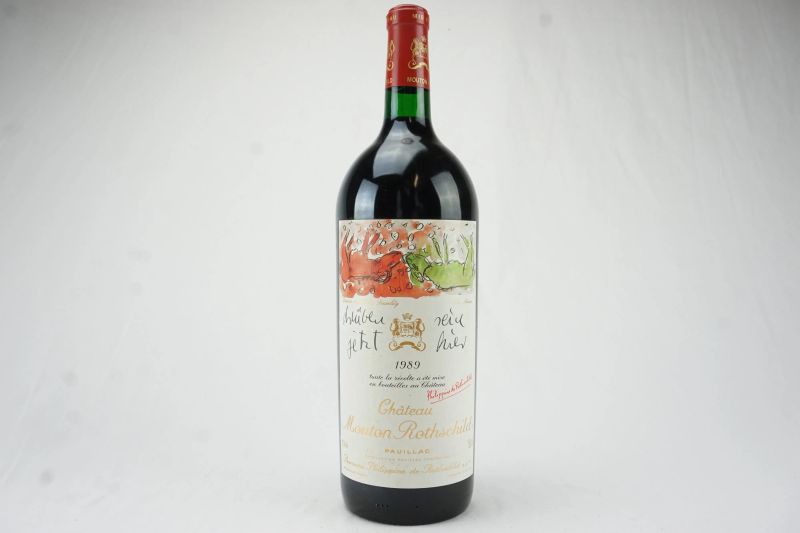      Ch&acirc;teau Mouton Rothschild 1989   - Asta L'Arte del Collezionare - Vini italiani e francesi da cantine selezionate - Pandolfini Casa d'Aste