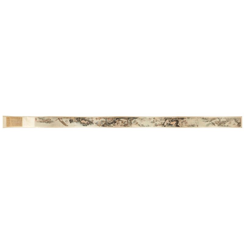 



ROTOLO ORIZZONTALE (HANDSCROLL), CINA, DINASTIA QING, SEC. XVIII  - Asta Asian Art | 东方艺术 - Pandolfini Casa d'Aste