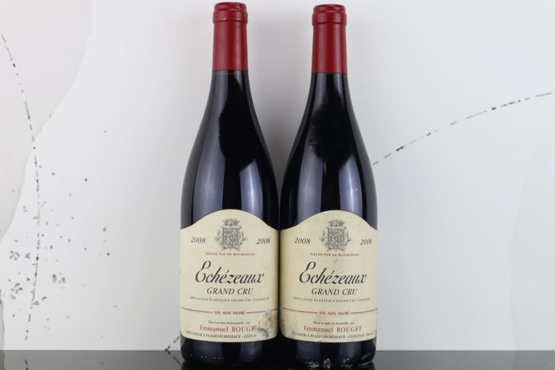 



&Eacute;ch&eacute;zeaux Domaine Emmanuel Rouget 2008  - Asta FORMA - Vini Pregiati e da Collezione - Pandolfini Casa d'Aste
