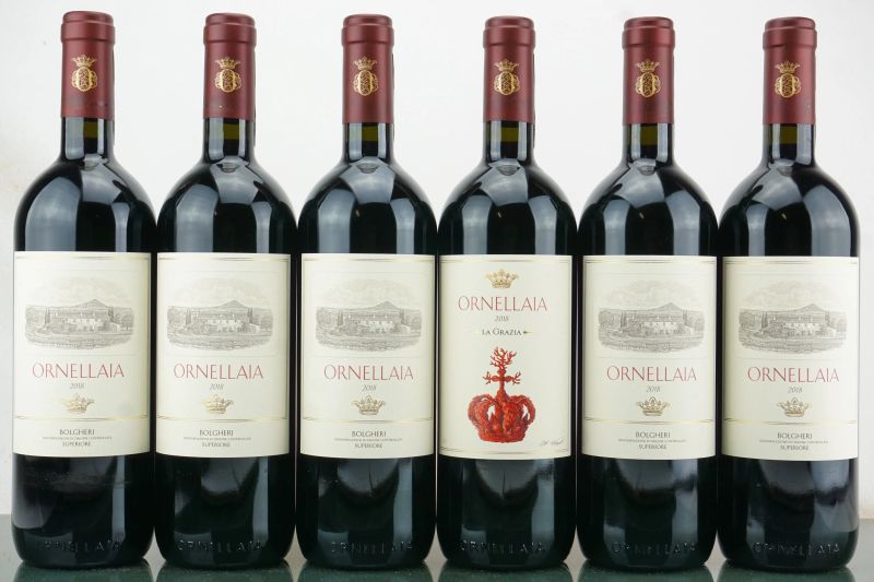 Ornellaia 2018  - Auction LA RAFFINATEZZA DELLA COMPLESSITA' - Fine and Rare Wine - Pandolfini Casa d'Aste