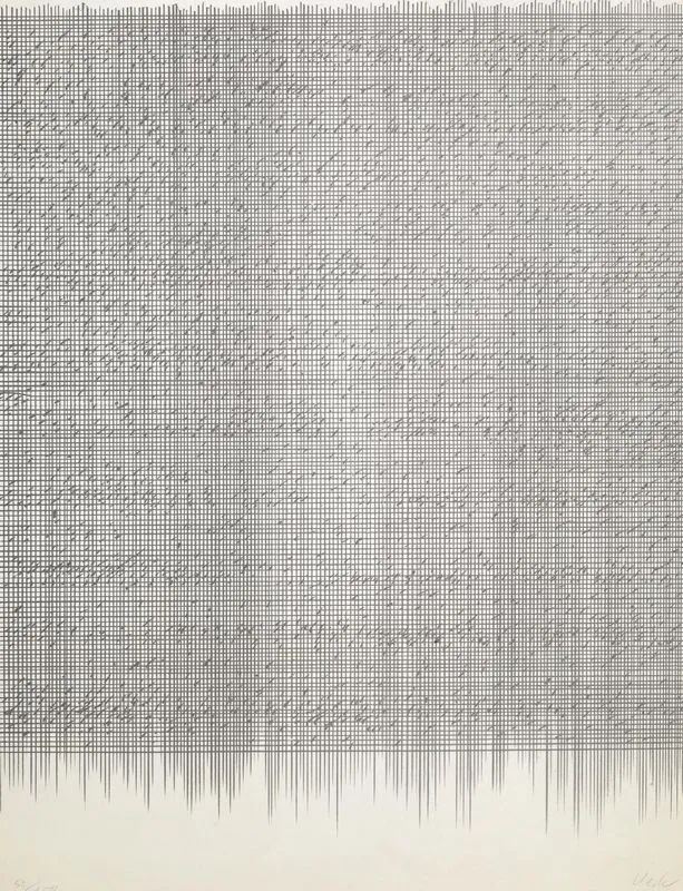  Gunther Uecker   - Asta Arti decorative del sec. XX - Pandolfini Casa d'Aste