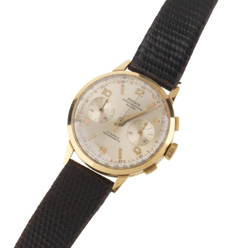 Dionis :      DIONIS CRONOGRAFO N. 2925XX    - Auction ONLINE AUCTION | JEWELS AND WATCHES - Pandolfini Casa d'Aste