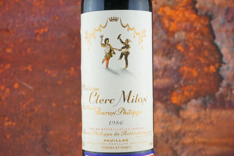 Chateau Clerc Milon 1986  - Auction Smart Wine 2.0 | Summer Edition - Pandolfini Casa d'Aste