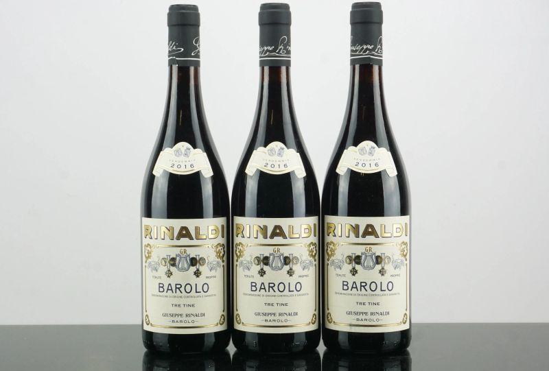 Barolo Tre Tine Giuseppe Rinaldi 2016  - Auction AS TIME GOES BY | Fine and Rare Wine - Pandolfini Casa d'Aste