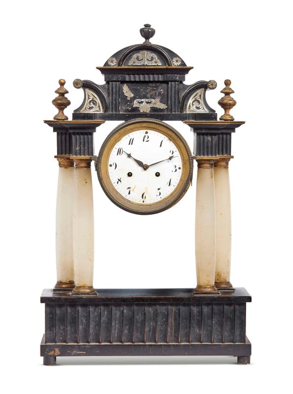      OROLOGIO A PORTICO, VIENNA, SECOLO XIX   - Auction Online Auction | Furniture, Works of Art and Paintings from Veneta propriety - Pandolfini Casa d'Aste
