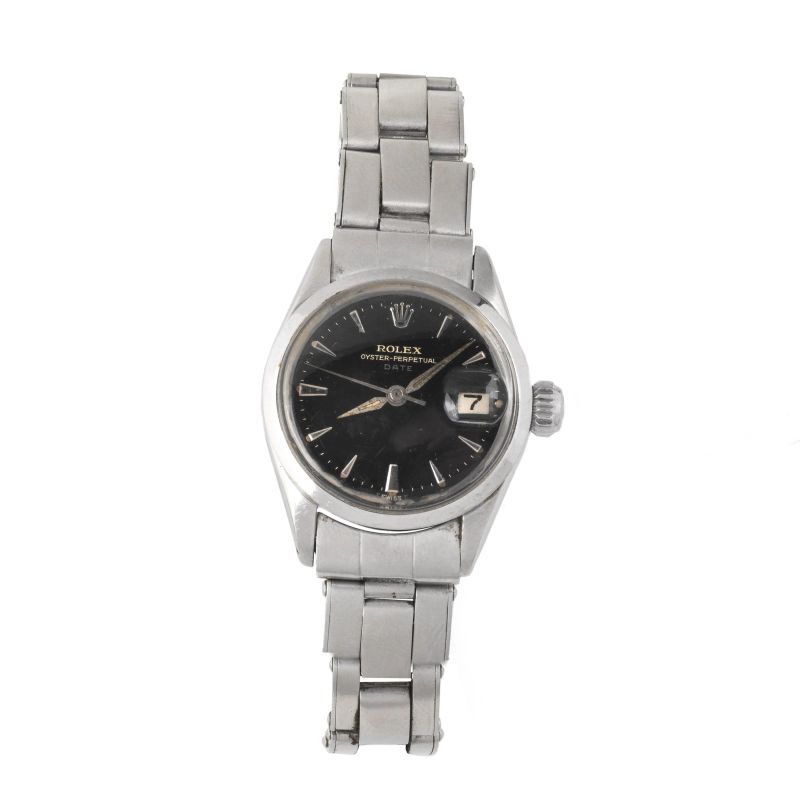 ROLEX DATE LADY REF. 6516 N. 10428XX STAINLESS STEEL WRISTWATCH, 1964  - Auction ONLINE AUCTION | WATCHES AND PENS - Pandolfini Casa d'Aste