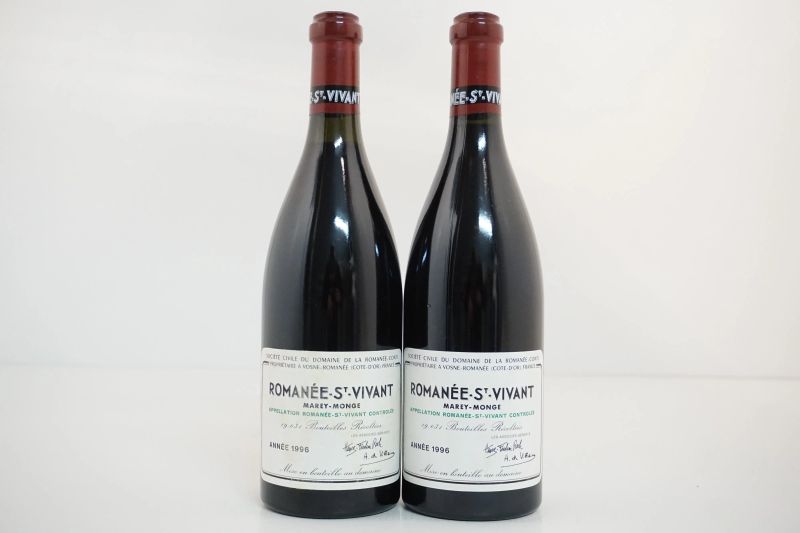 Roman&eacute;e Saint-Vivant Marey-Monge Domaine de la Roman&eacute;e Conti 1996  - Auction FINE WINES AND SPIRITS - Pandolfini Casa d'Aste