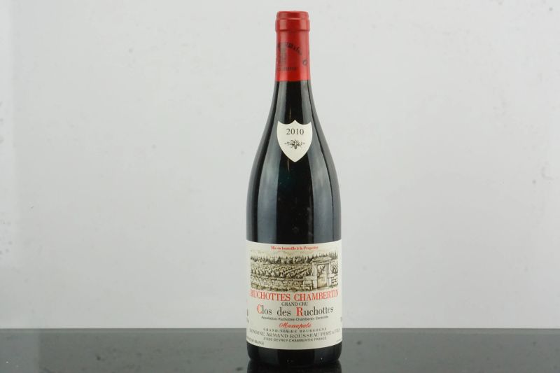 Ruchottes Chambertin Clos des Ruchottes Domaine Armand Rousseau 2010  - Auction AS TIME GOES BY | Fine and Rare Wine - Pandolfini Casa d'Aste