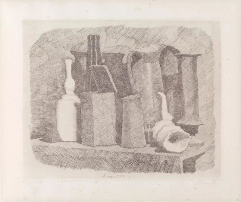 Morandi, Giorgio  - Auction Prints and Drawings from the 16th to the 20th century - Pandolfini Casa d'Aste