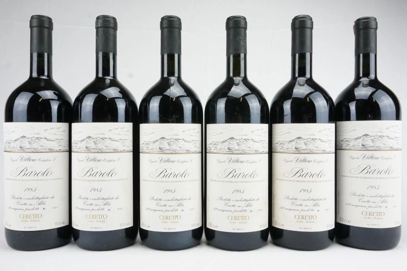      Barolo Villero Ceretto 1985   - Auction Il Fascino e l'Eleganza - A journey through the best Italian and French Wines - Pandolfini Casa d'Aste