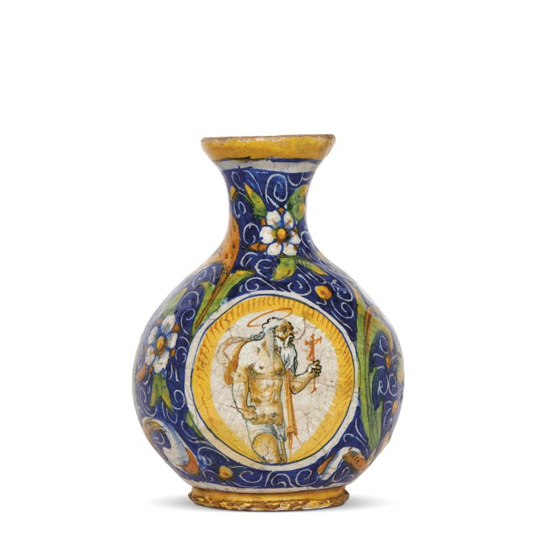A LITTLE BOTTLE, VENICE, CIRCA 1560-1580  - Auction CERAMICA. MAIOLICHE E PORCELLANE DAL XVI AL XIX SECOLO - Pandolfini Casa d'Aste