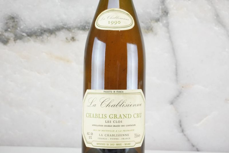 Chablis Les Clos La Chablisienne 1990  - Auction Smart Wine 2.0 | Online Auction - Pandolfini Casa d'Aste