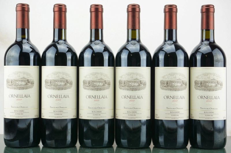 Ornellaia 2002  - Auction LA RAFFINATEZZA DELLA COMPLESSITA' - Fine and Rare Wine - Pandolfini Casa d'Aste