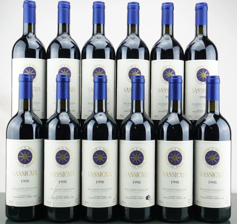 Sassicaia Tenuta San Guido 1998  - Auction LA RAFFINATEZZA DELLA COMPLESSITA' - Fine and Rare Wine - Pandolfini Casa d'Aste