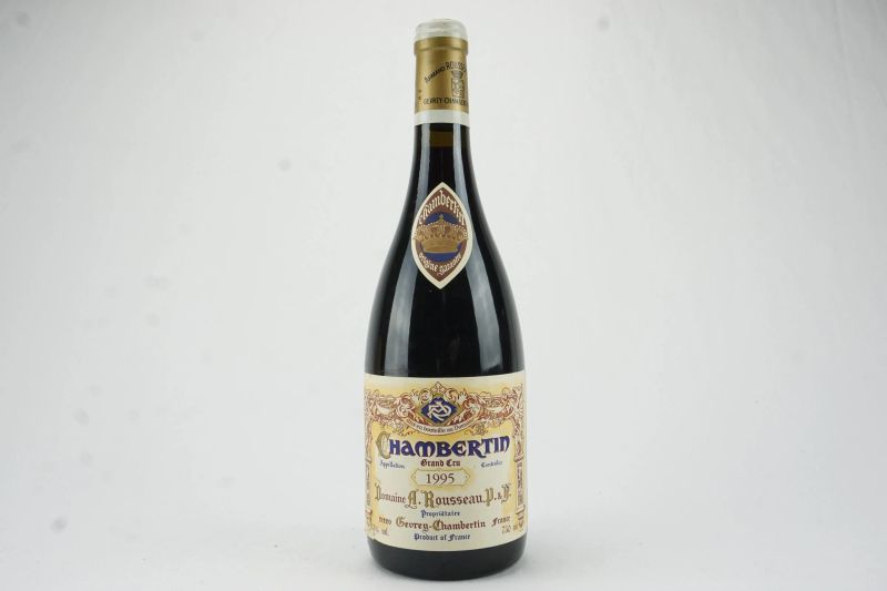      Chambertin Domaine Armand Rousseau 1995   - Asta L'Arte del Collezionare - Vini italiani e francesi da cantine selezionate - Pandolfini Casa d'Aste