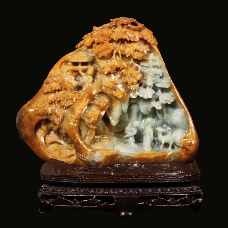 



A JADE CARVING, CHINA, 20TH CENTURY  - Auction Asian Art | 东方艺术 - Pandolfini Casa d'Aste