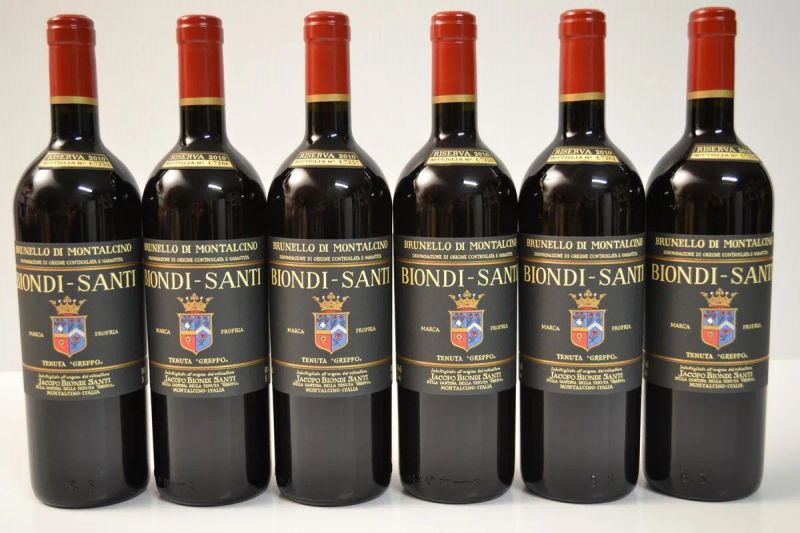 Brunello di Montalcino Biondi Santi Riserva 2010  - Asta Vini e distillati da collezione da cantine selezionate - Pandolfini Casa d'Aste