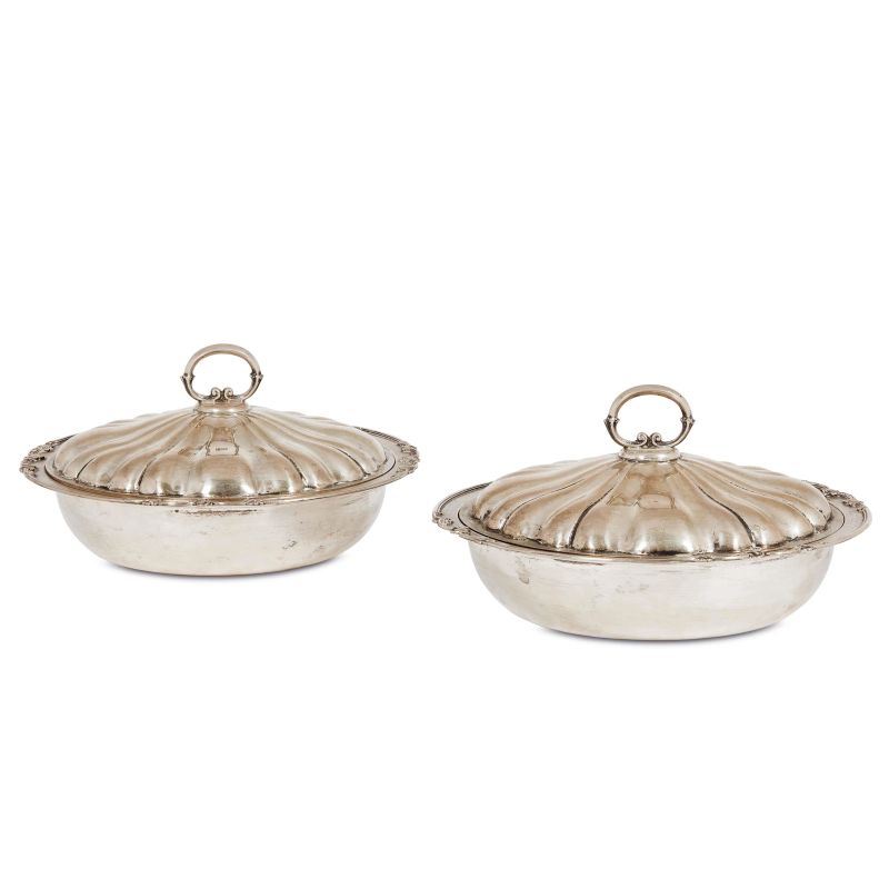 



A PAIR OF CALDERONI VEGETABLE DISHES, MILAN, 20TH CENTURY  - Auction INTERNATIONAL FINE ART - Pandolfini Casa d'Aste